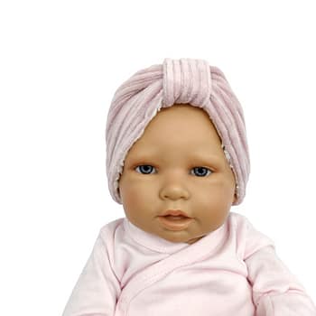 Lekkere warme oortjes met deze haarband van roze rib. Bestel hem nu voor het nog kouder wordt.