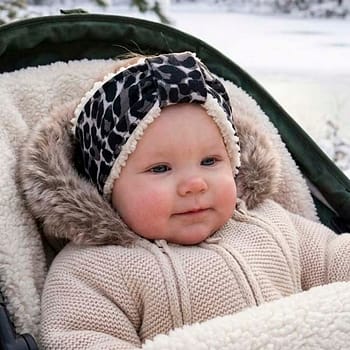 Winter haarband Panter