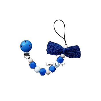 Speenketting Strik Donker Blauw