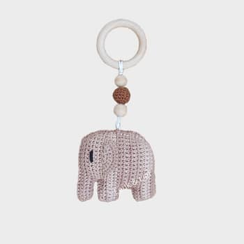 Babygym hanger Olifant Bruin Denim