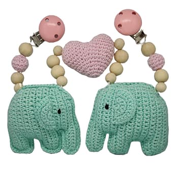 Wagenspanner Olifant Mint Roze